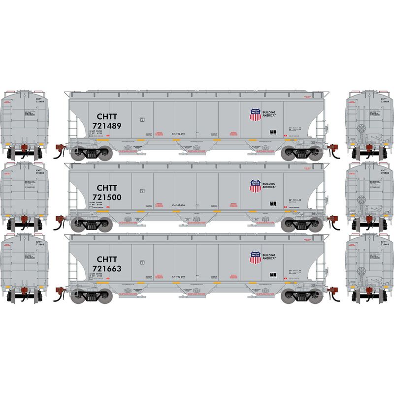 HO GEN Trinity 5161 Covered Hopper, CMO #721489/721500/721663 (3)