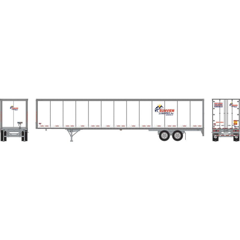 HO 53' Wabash Duraplate Trailer, Sunview Logistics #SIDD6024