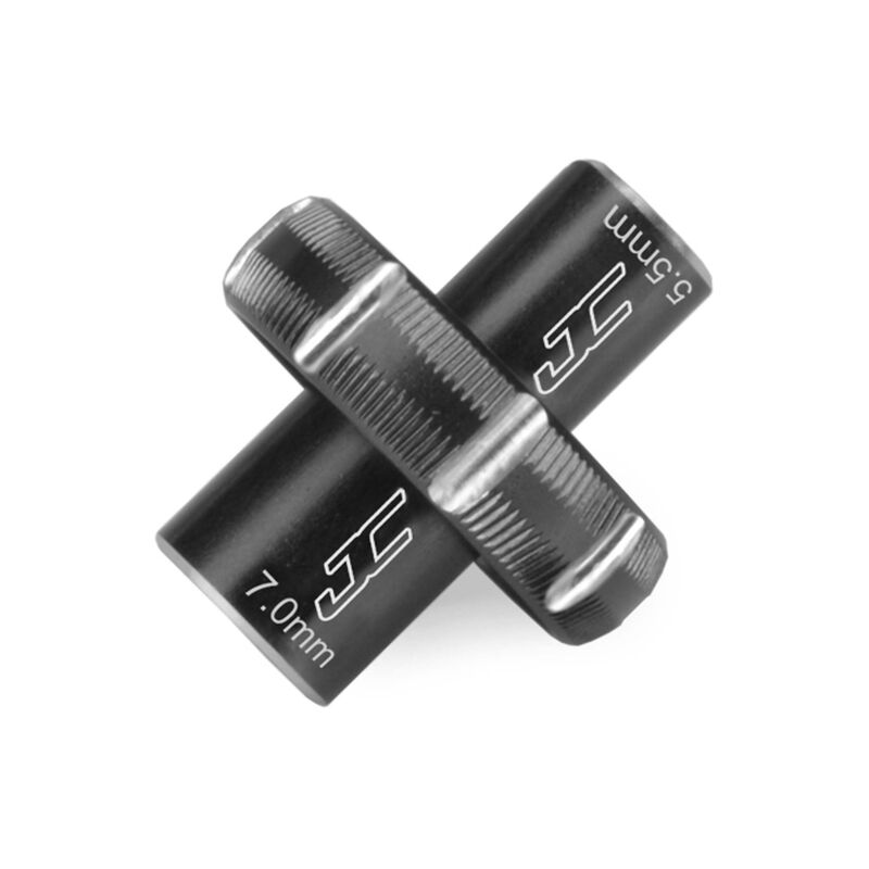 5.5 / 7.0mm Combo Thumb Wrench, Black