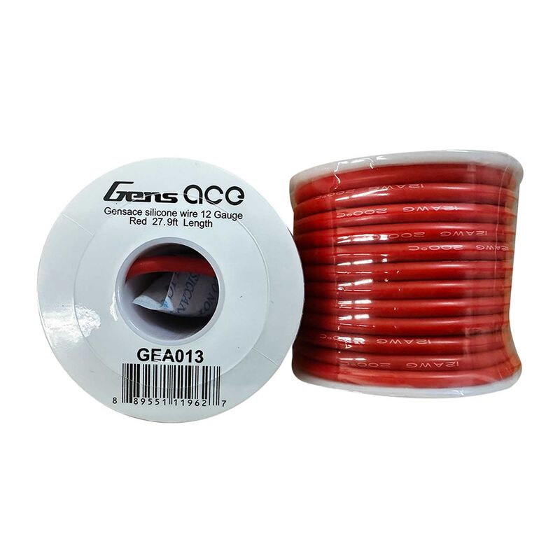 Gensace silicone wire 12 Gauge Red  36.09ft  Length