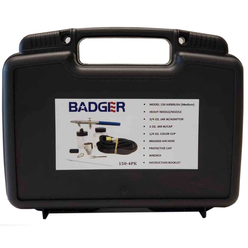 150 Airbrush Set with Wood Case