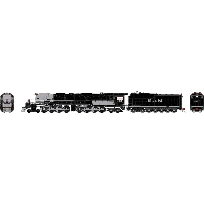 N GEN 4-8-8-4 'Big Boy' Locomotive, Legendary Liveries NdeM #4000