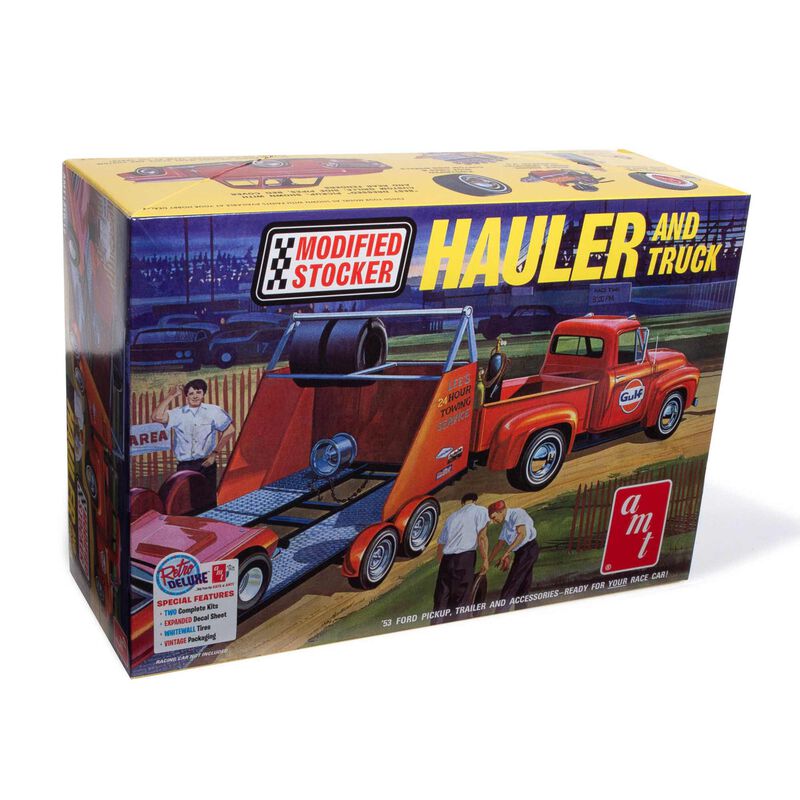 1/25 1953 Ford Pickup "Modified Stocked Hauler" Gulf Model Kit