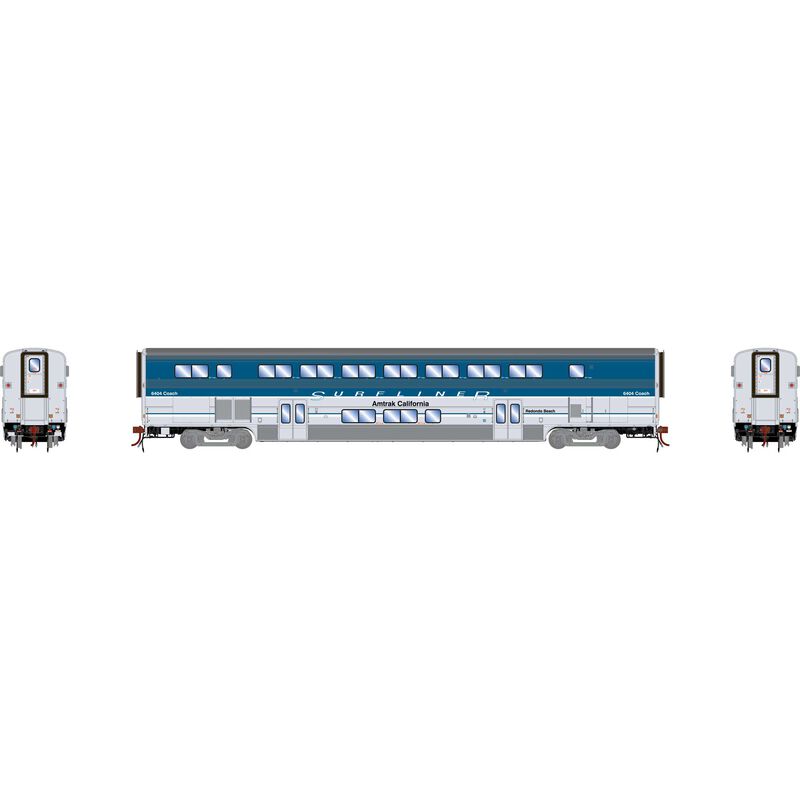 HO Surfliner Coach with Lights, AMTK/Redondo Beach #6404