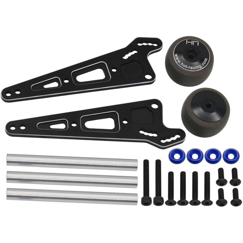 Aluminum Wheelie Bar: Losi LMT