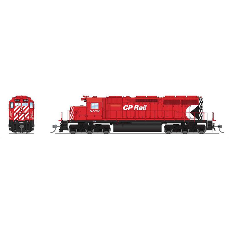 HO EMD SD40 Locomotive, CP 5542, PacMan Scheme