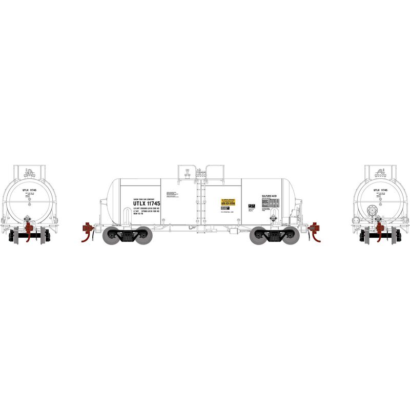 HO 13,600-Galon Acid Tank, UTLX/White #11745