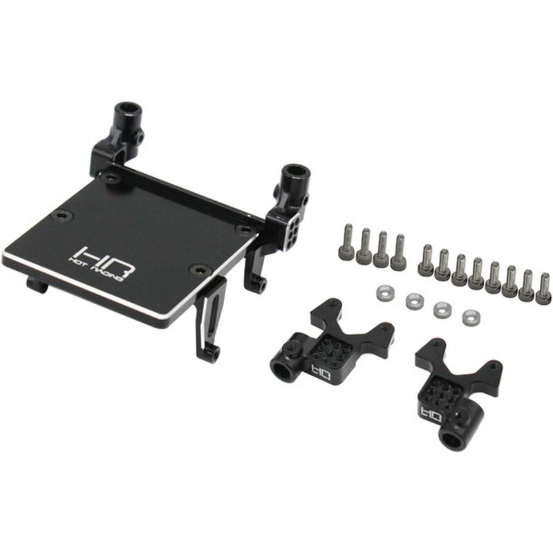 Aluminum Front/Rear Adjustable Shock Towers: SCX24