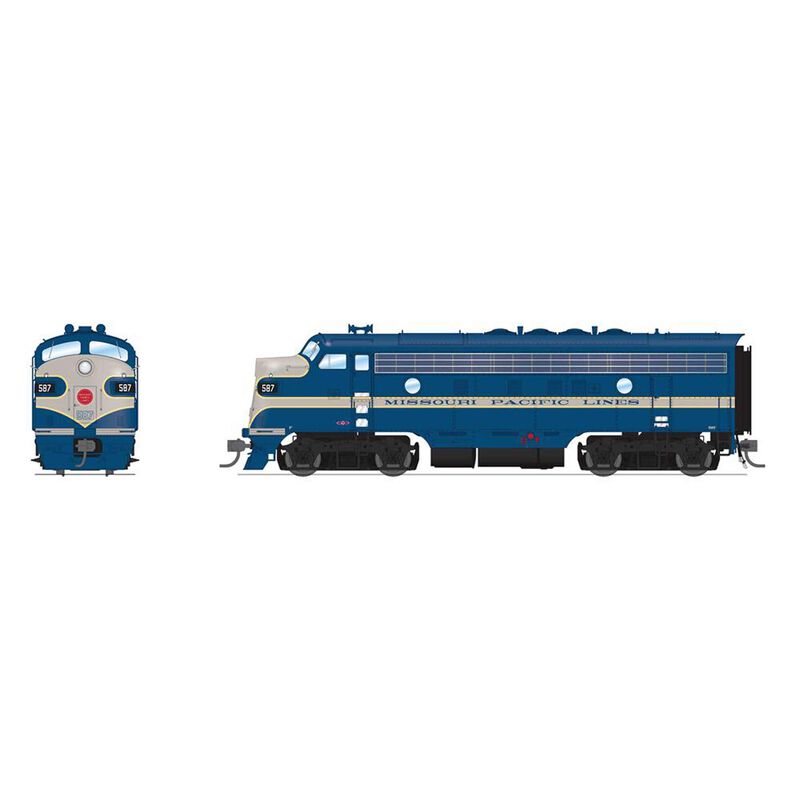 HO EMD F7A Locomotive, MP 587, Eagle Scheme