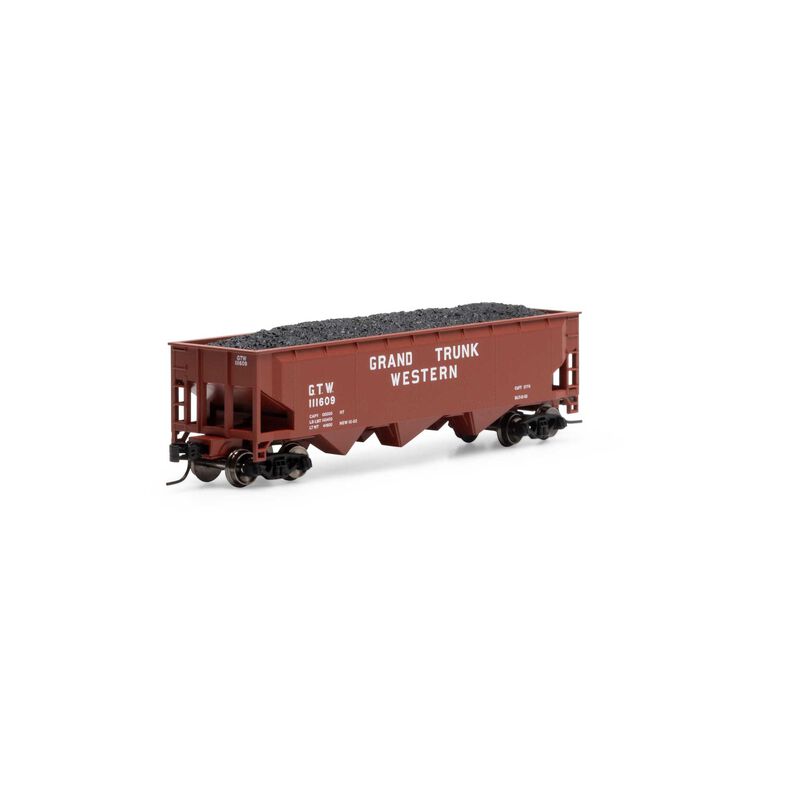N 40' Offset Coal Hopper with Load, GTW #111609