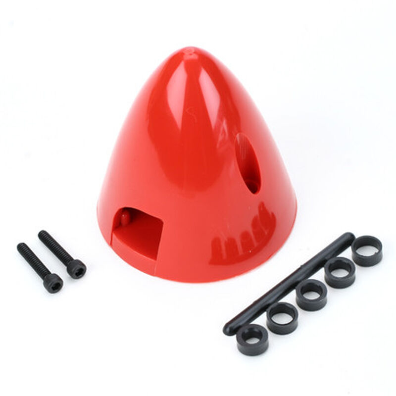 4 Pin Spinner,2-1/2" Red