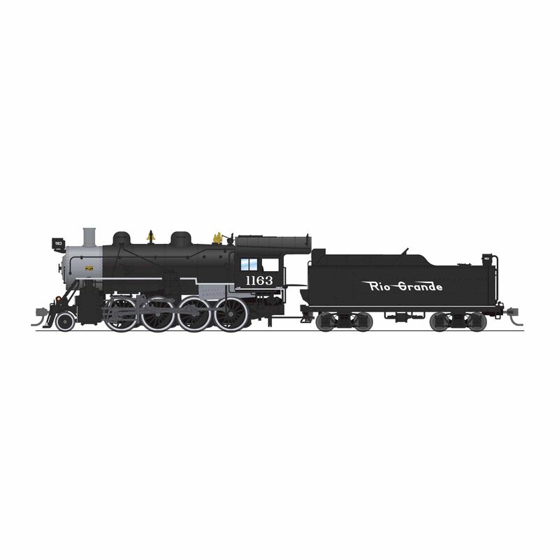 HO 2-8-0 Consolidation Paragon4 Sound/DC/DCC, Smoke , DRGW 1175