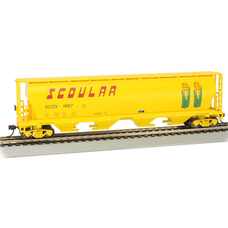 HO Grain Hopper Scoular #1687