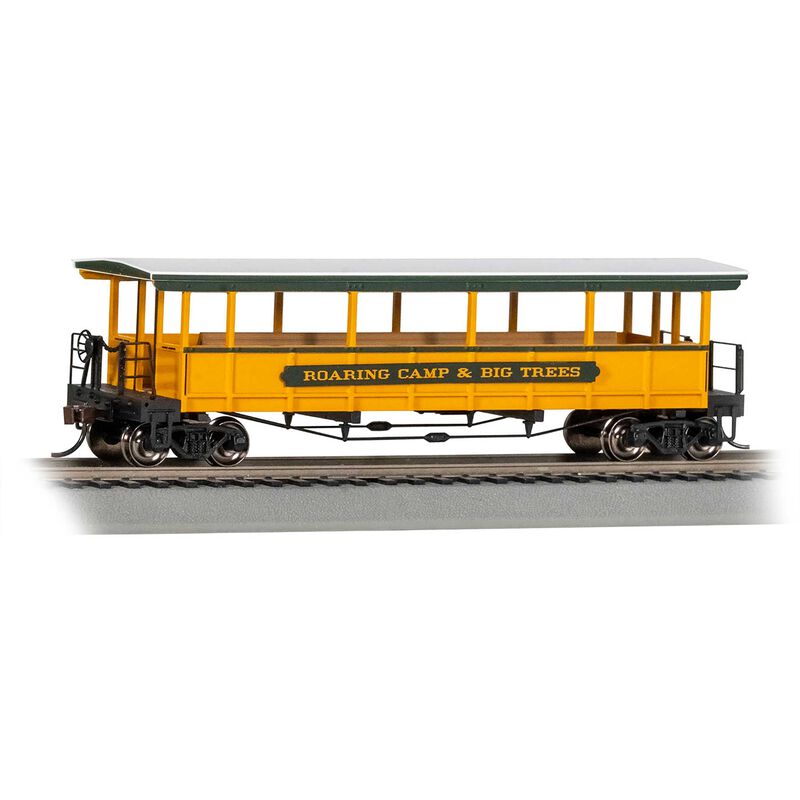 HO Open Sided Excursion Car - Roaring Camp and Big Trees