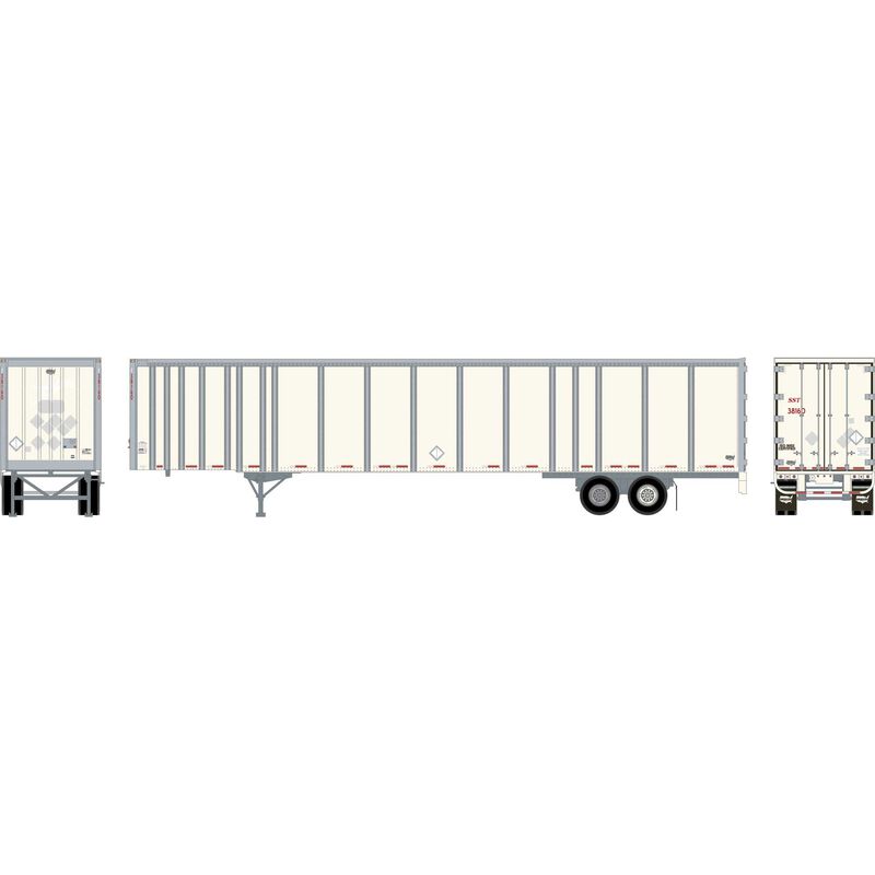 HO 53' Wabash Plate Trailer, Owner / Operator #F38160