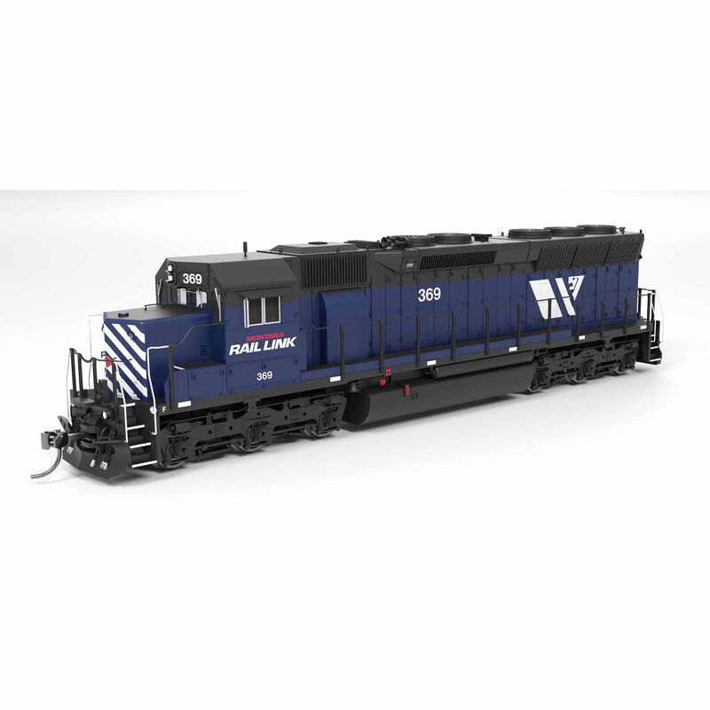 HO EMD SD45, MRL 368,  Blue w/ W logo (2000-2015), No-Sound / DCC-Ready