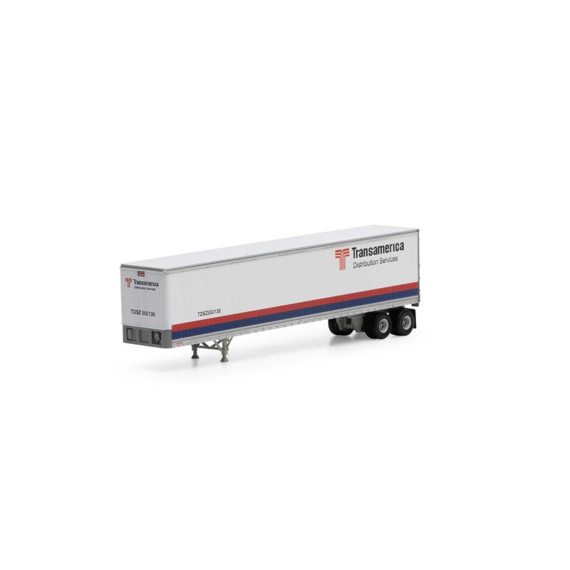 N 45' Fruehauf Z-Van Trailer, TDSZ #550136