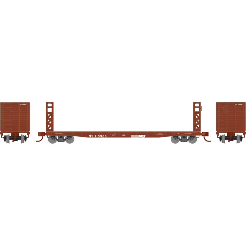 N ATH 53' GSC Bulkhead Flat Car, NS #113966