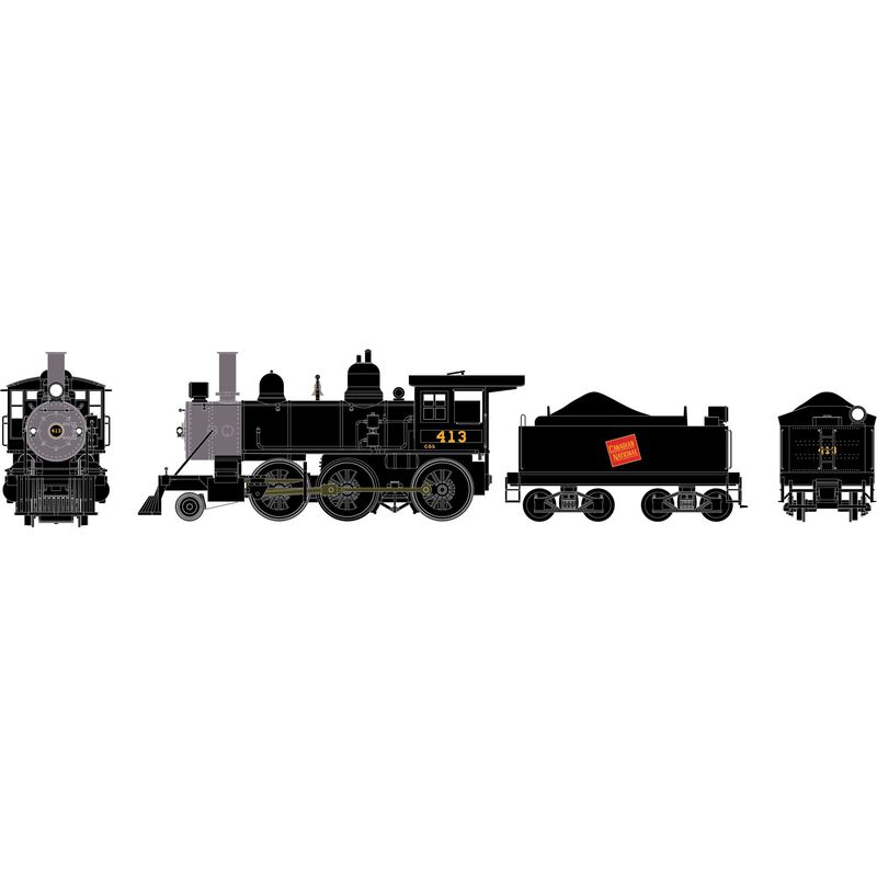 HO RTR Old Time 2-6-0 Mogul, CN #413