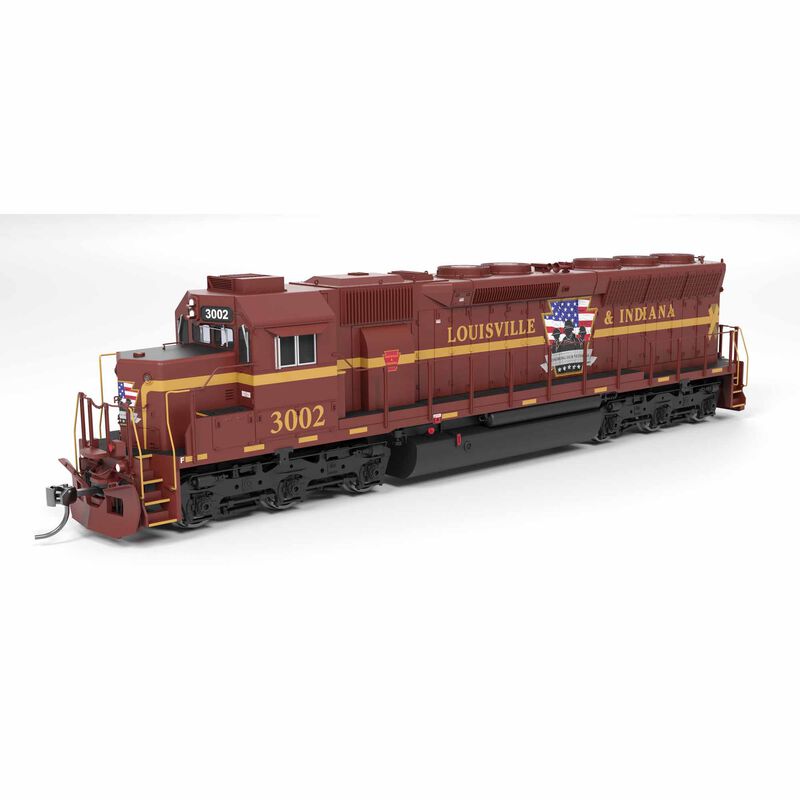 HO EMD SD45, Louisville & Indiana 3002, Honoring Our Veterans, No-Sound / DCC-Ready