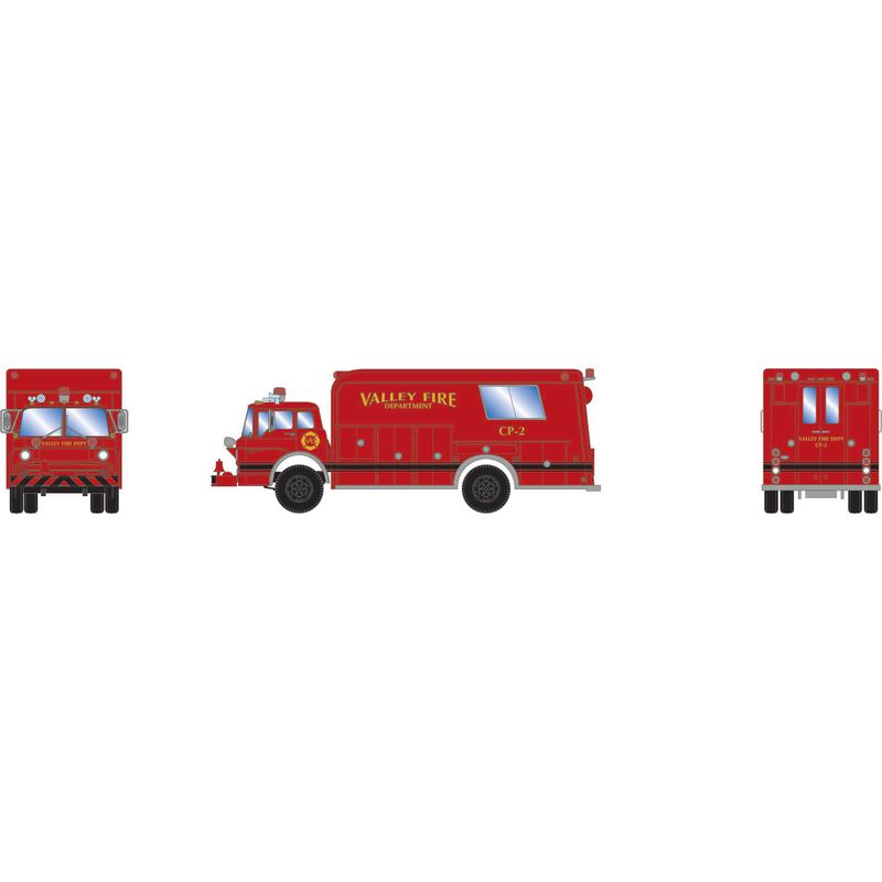 HO Ford C Fire Rescue Truck, Valley Fire Command CP-2