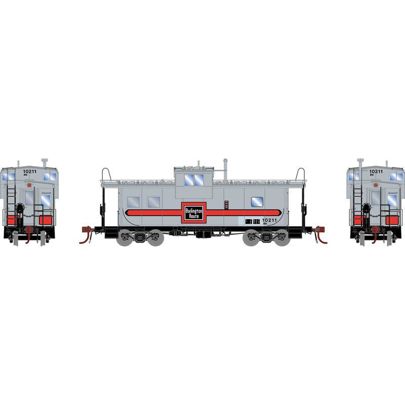 HO GEN ICC Caboose with Lights, BN #10211