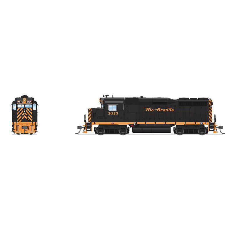 HO EMD GP30 Locomotive, DRGW 3015, Small Rio Grande