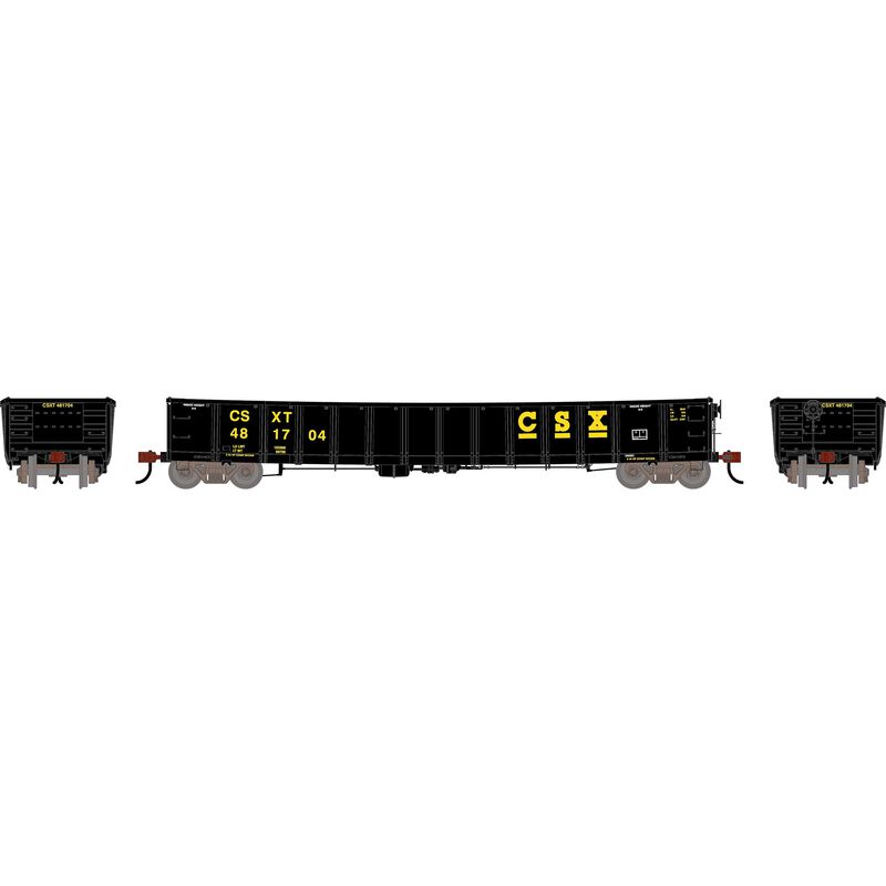 HO ATH 52' Mill Gondola, CarKnocker CSXT 'Repaint' #481704