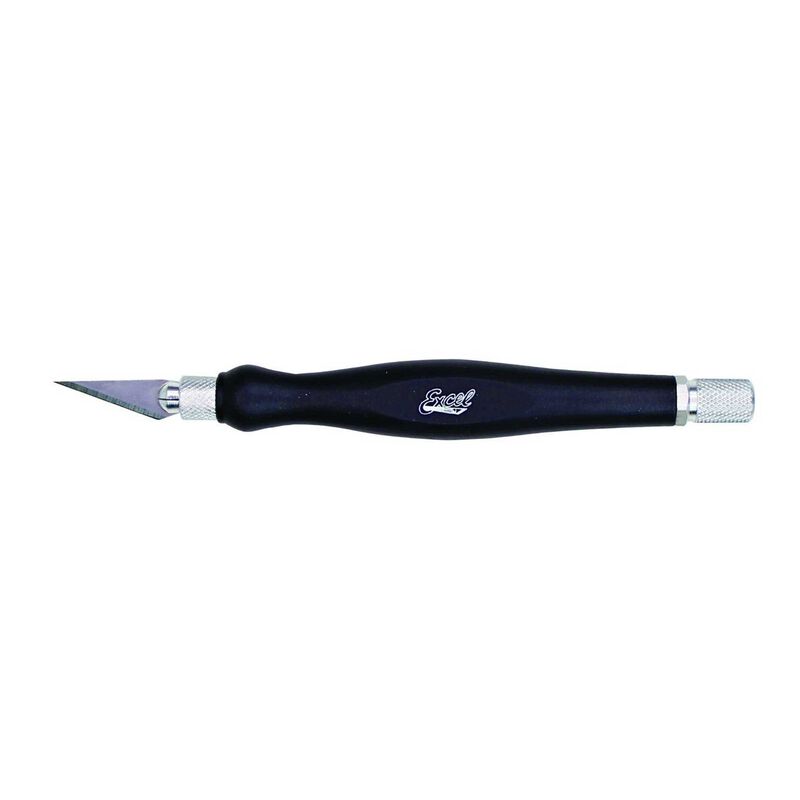 K26 Fit Grip Knife Rubberized Grip, Black