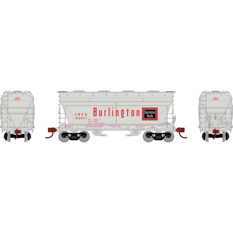 N ACF 2970 Covered Hopper, CB&Q #183947