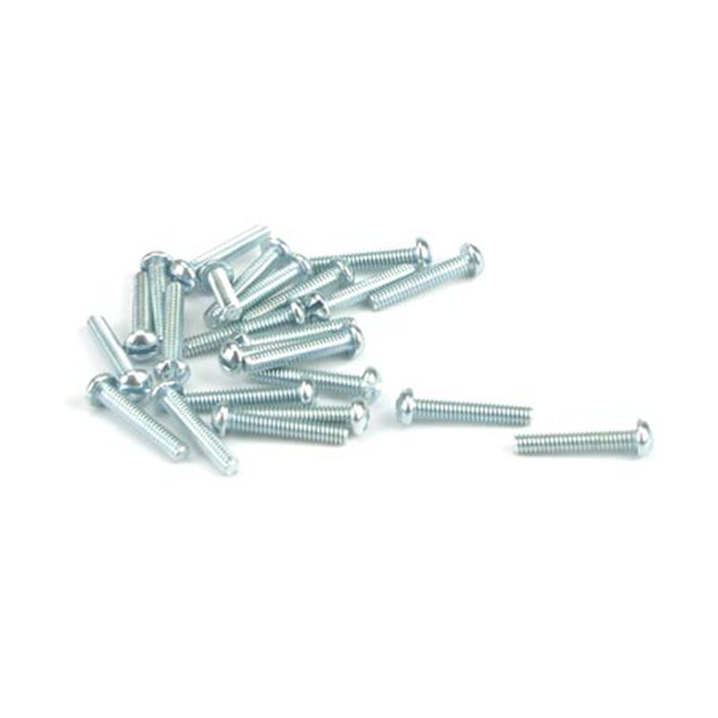 Round Head Screw, 2-56 x 7/16" (24)