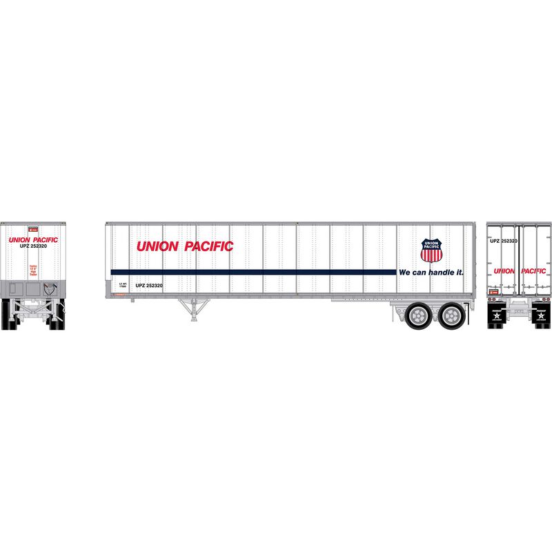 HO ATH 45' Fruehauf Z-Van Trailer Smooth Side, UPZ #252320