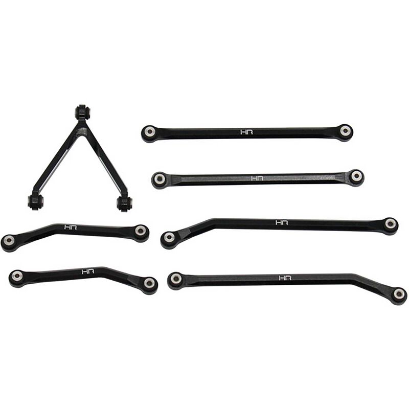 Aluminum High Clearance Links Set for 5.25 (133.5mm) Wheelbase: SCX24 B-17 Betty, Deadbolt