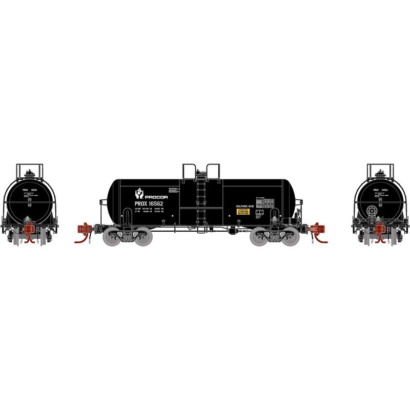 N 13,600-Gallon Acid Tank, PROX, Black #16562