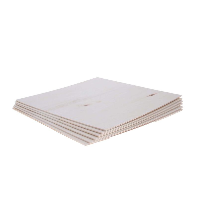Aspen Plywood 3mm (1/8) x 12 x 12 (6)