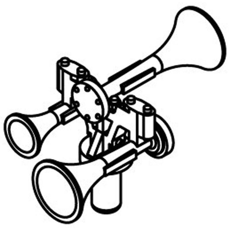HO Horn Nathan P-3 (3)