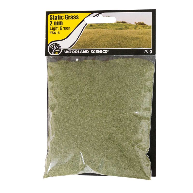 Static Grass Light Green 2mm