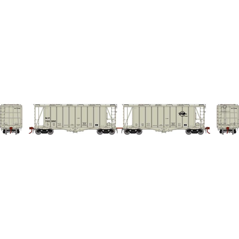HO GATC 2600 Airslide Hopper, MP / Drawbar#720992 (2)