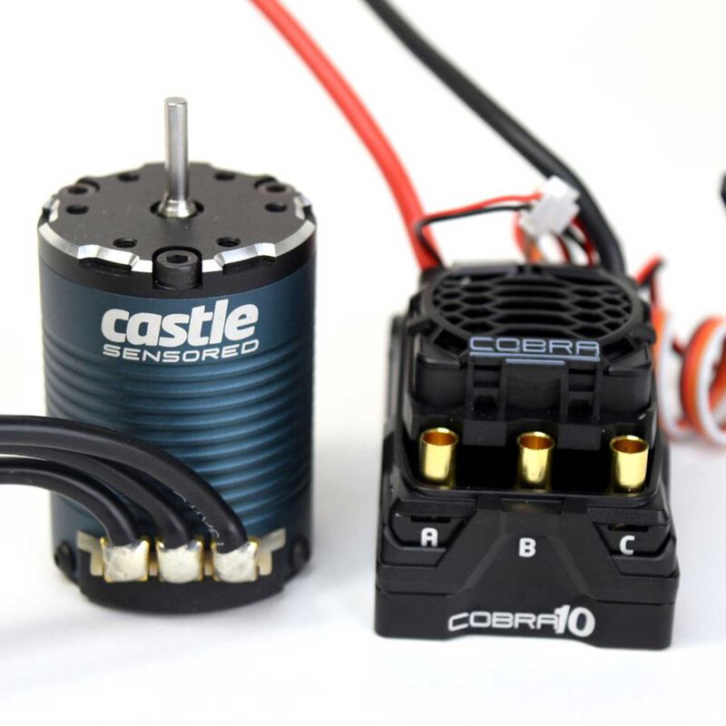 Cobra 10 Electronic Speed Control & 1406-2850KV Sensored Motor Combo