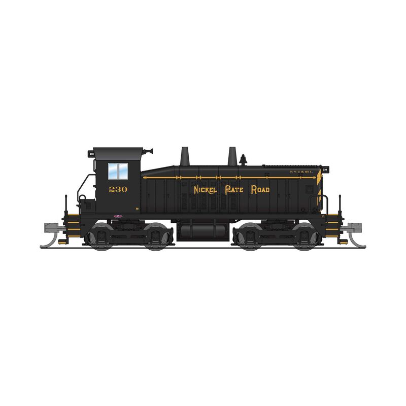 9384 EMD SW7 Switcher, NKP 230, Black & Yellow, No-Sound / DCC-Ready, N
