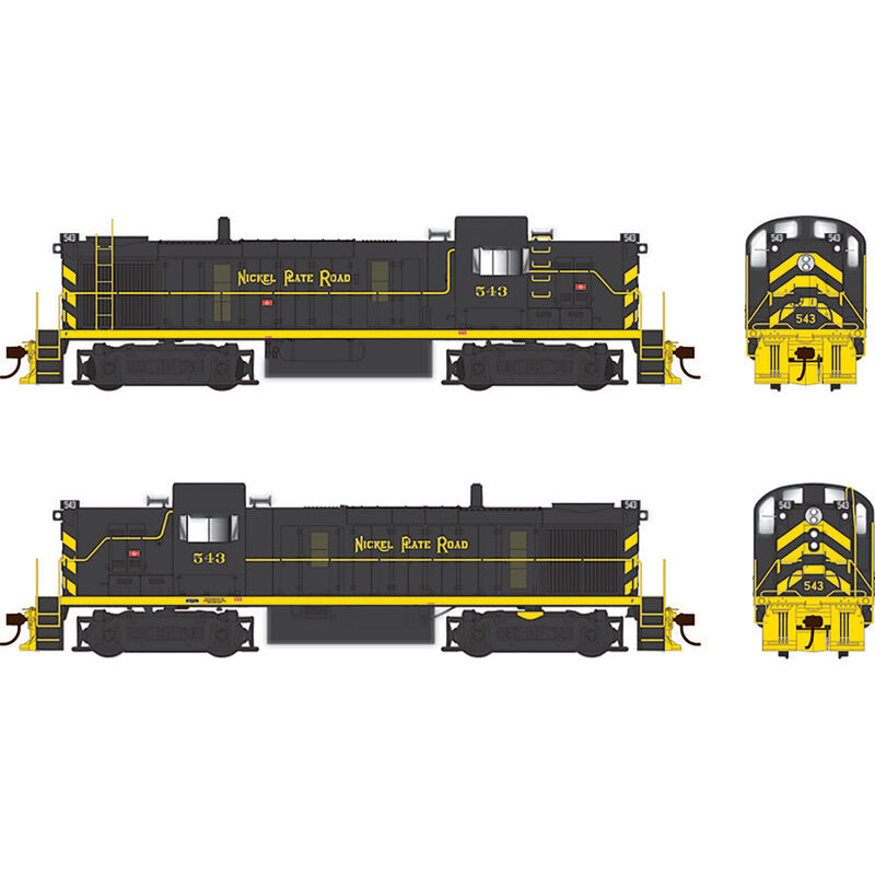 HO ALCo RS-3 NKP Simplified Scheme #543