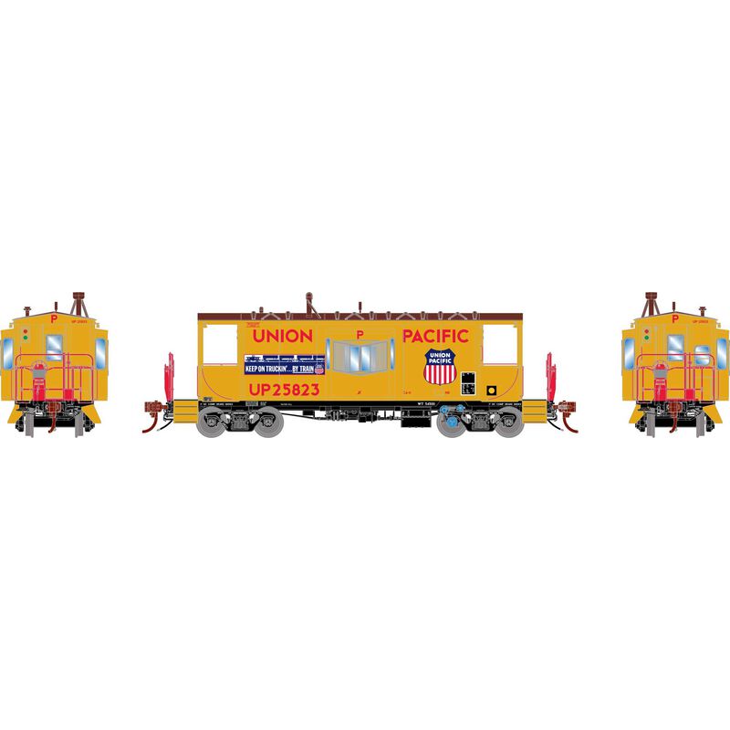 HO ICC CA-11 Caboose with Lights & Sound, UP #25823