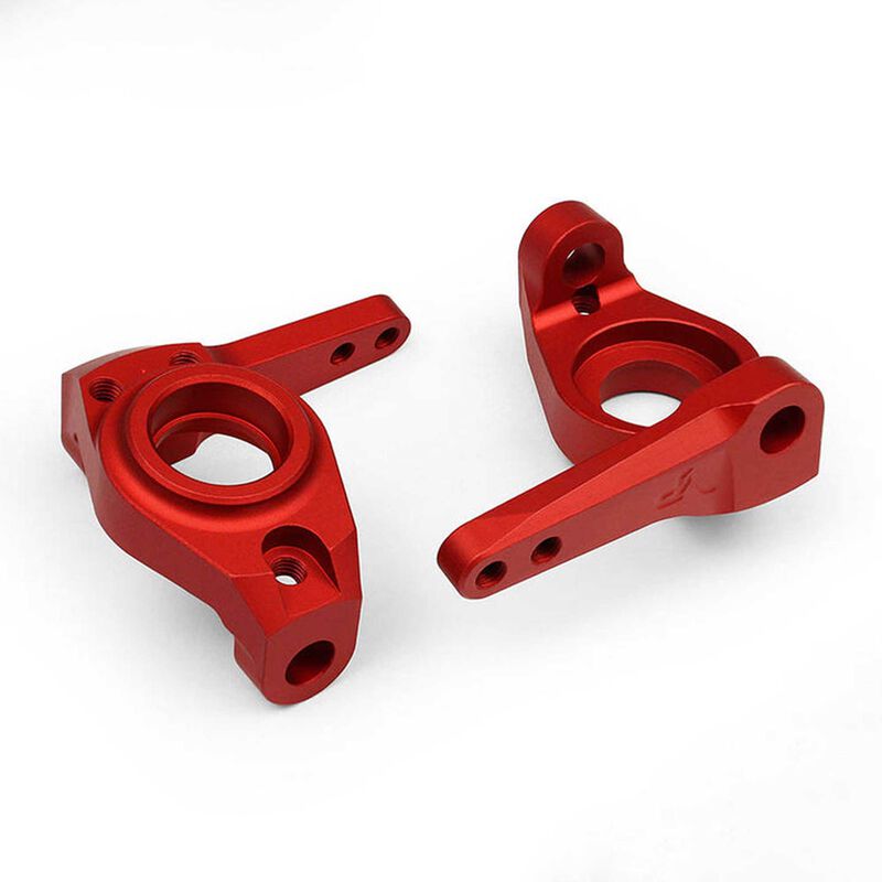Axial SCX10 8 Degree Knuckles Red Anodized