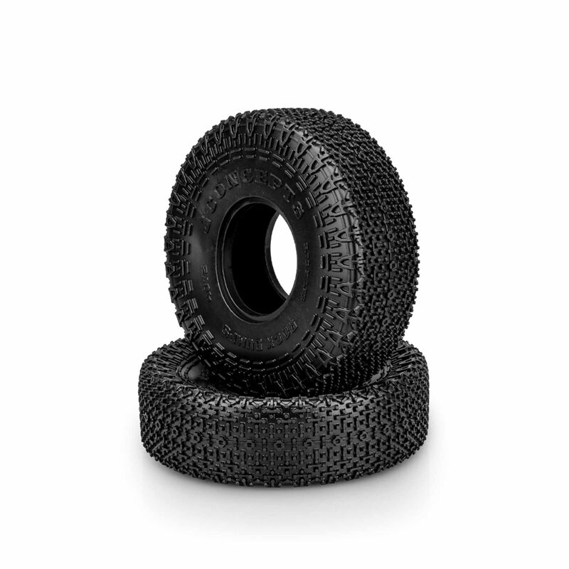 1/10 Rock Bumps 2.2" Rock Crawler Tires & Inserts, Green Compound (2)