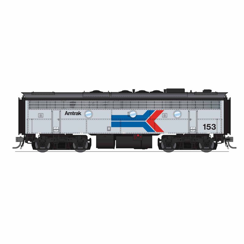 HO EMD F7B Phase 1 Scheme No-Sound / DCC-Ready , Amtrak 154