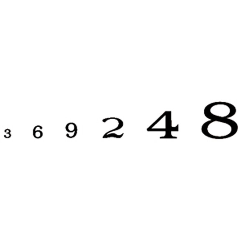 Roman Numbers, Black