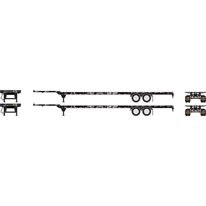 HO 53' Chassis, Norfolk Southern NSPZ #132766 / 132900 (2)