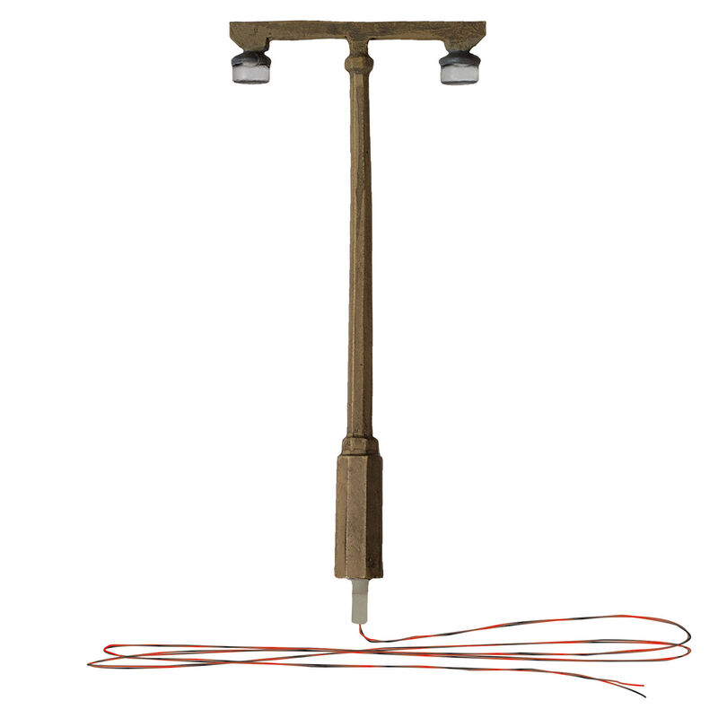 HO Street Lights Twin. Lamp (3)