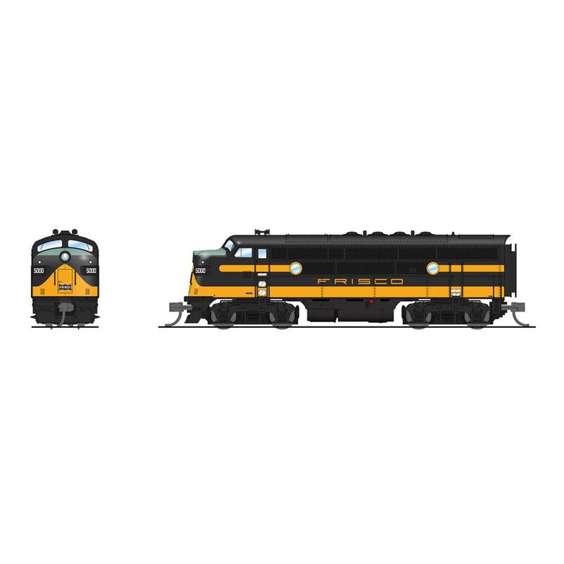 N EMD F3 A/B Locomotive, Unpowered B, Paragon4, SLSF #5000/5100