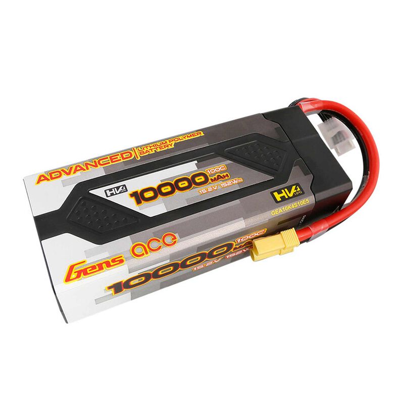15.2V 10000mAh 4S 100C G-Tech Smart Advanced Hardcase LiHV Battery: EC5